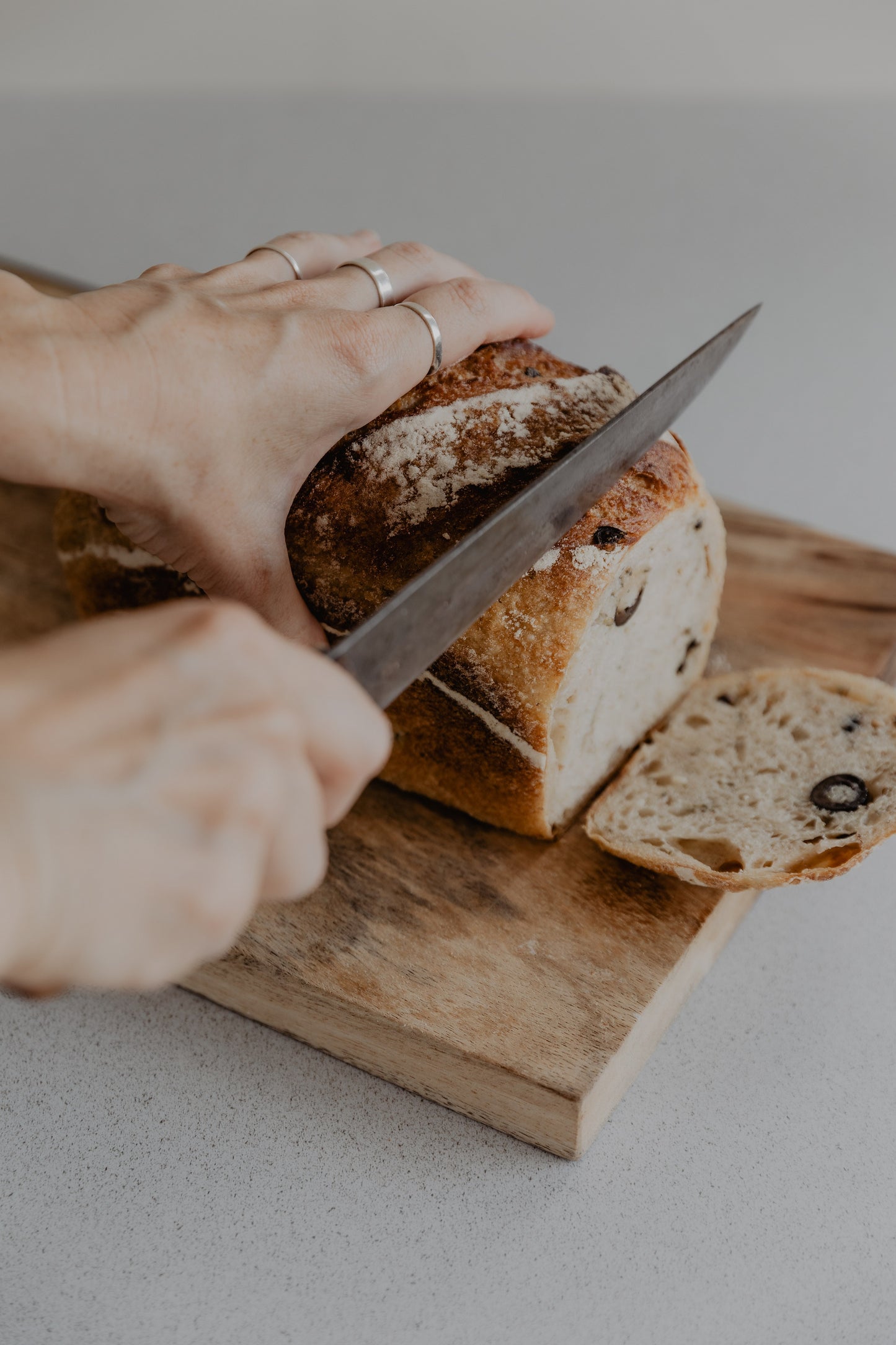 Olive & Rosemary Sourdough Loaf